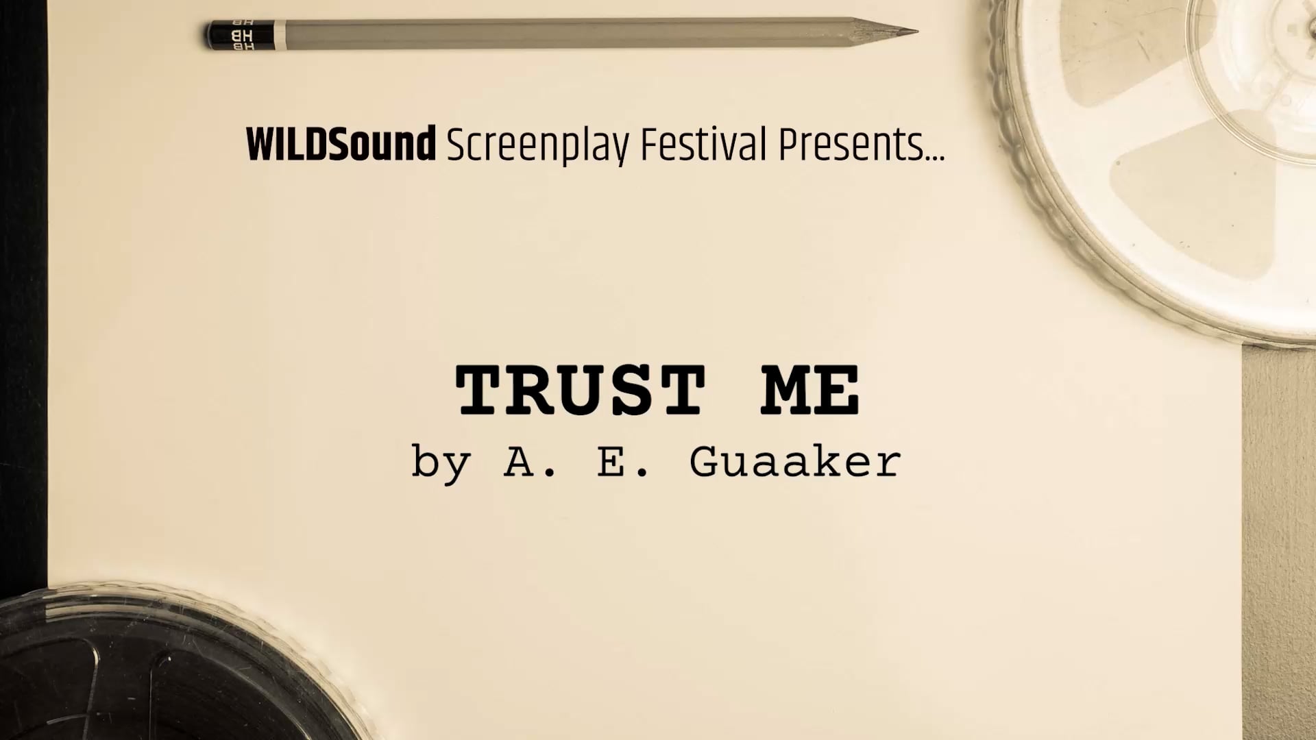 BEST Scene Reading: Trust Me, by A. E. Guaake (interview)