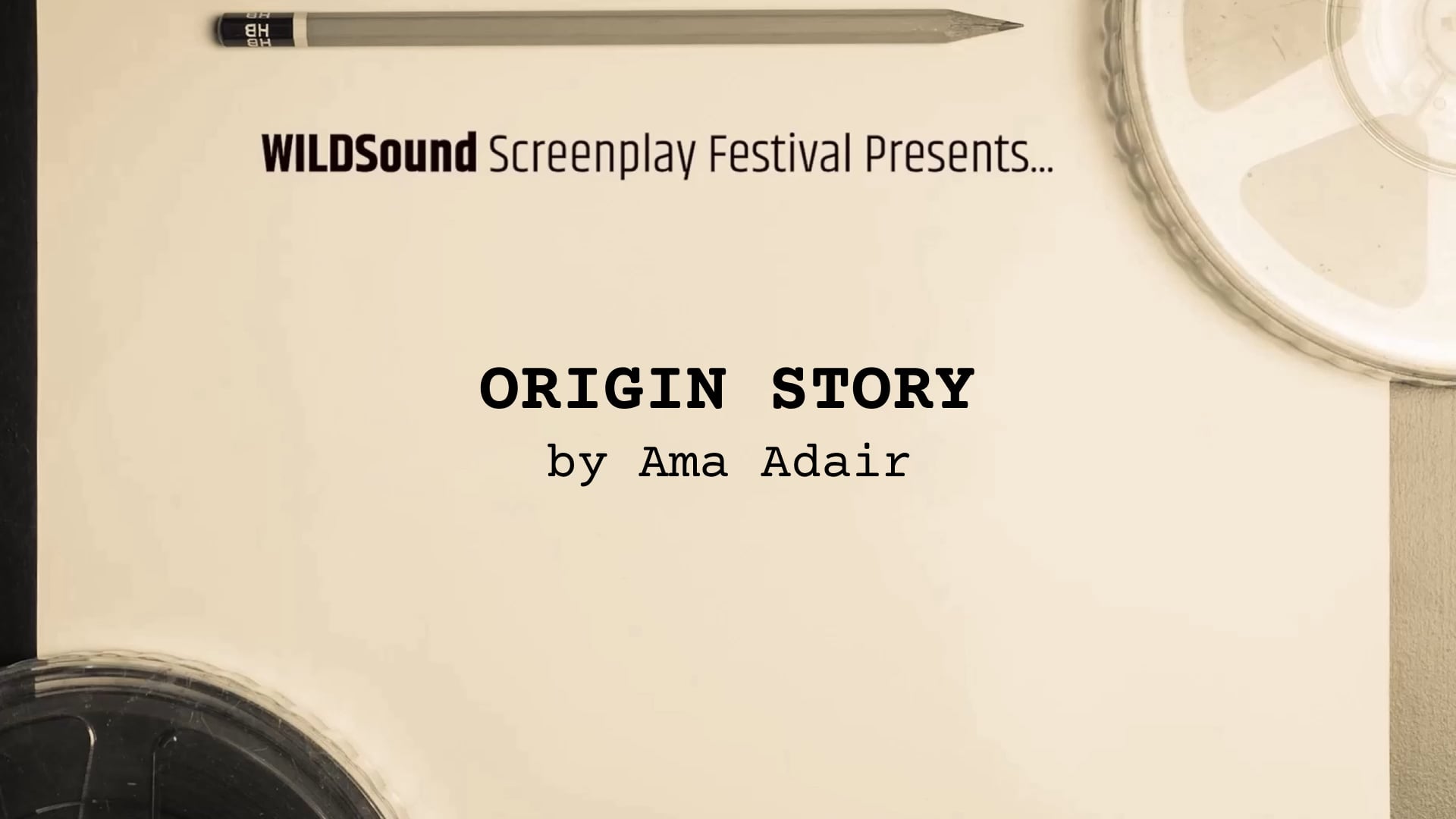 FEMALE Festival 1st Scene: ORIGIN STORY, by Ama Adair (interview)
