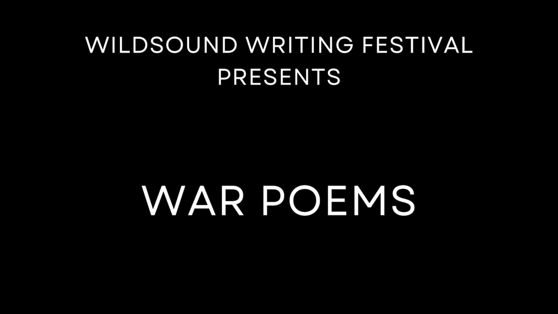 Poetry Reading: WAR Poems by Elianne El-Amyouni