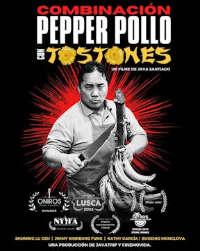 Pepper Chicken and Tostones Combinati...