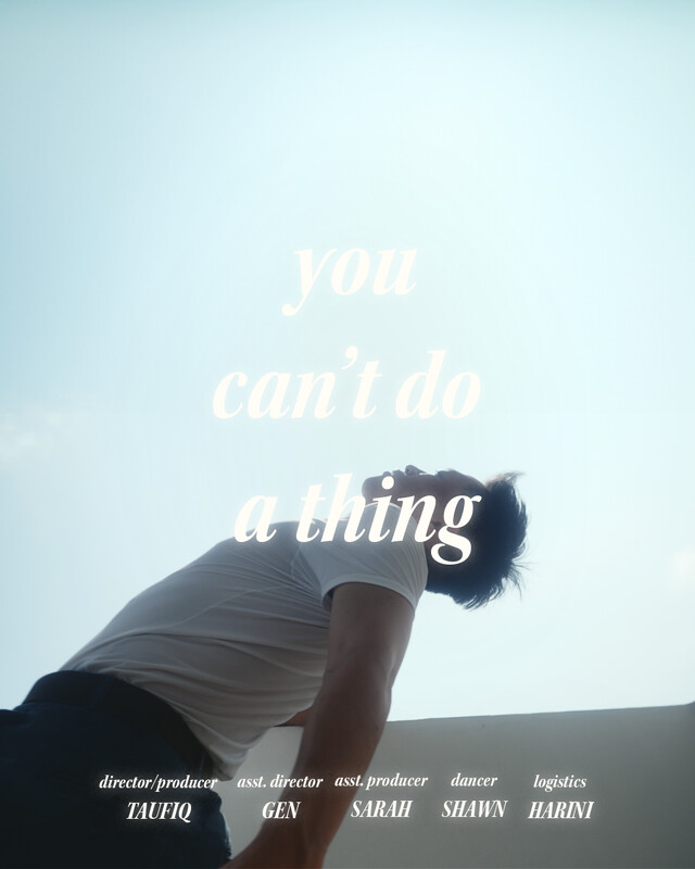 YOU CAN'T DO A THING short film, DANCE Festival film review
