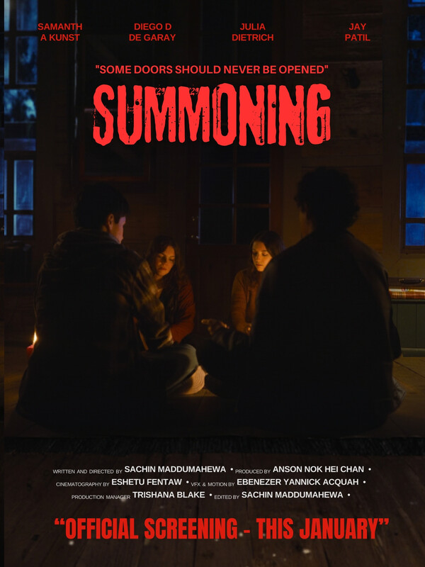 SUMMONING, 8min., Canada, Thriller, Mystery, Horror