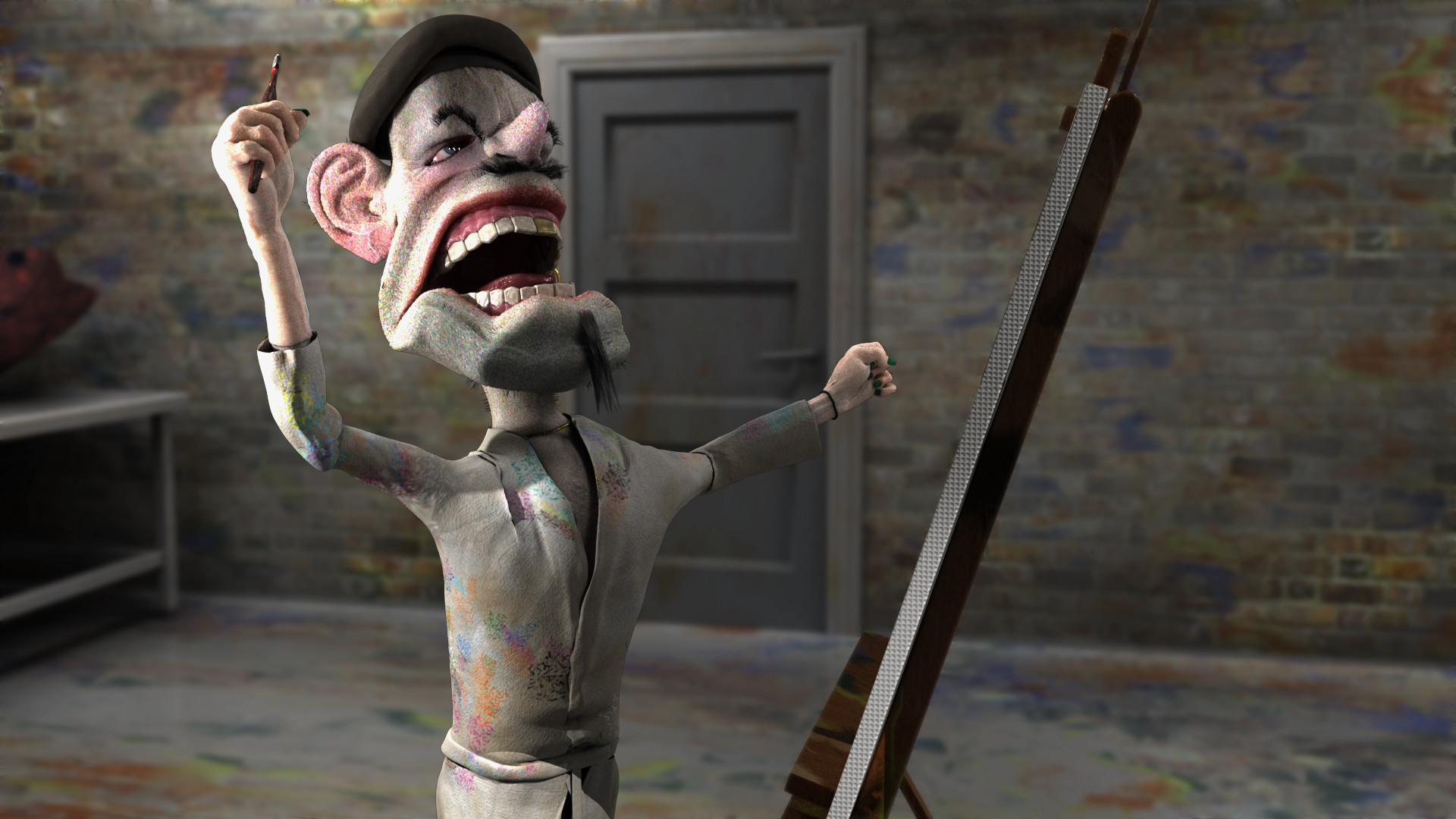 ART IS ANGST, 5min., Sweden, Animation