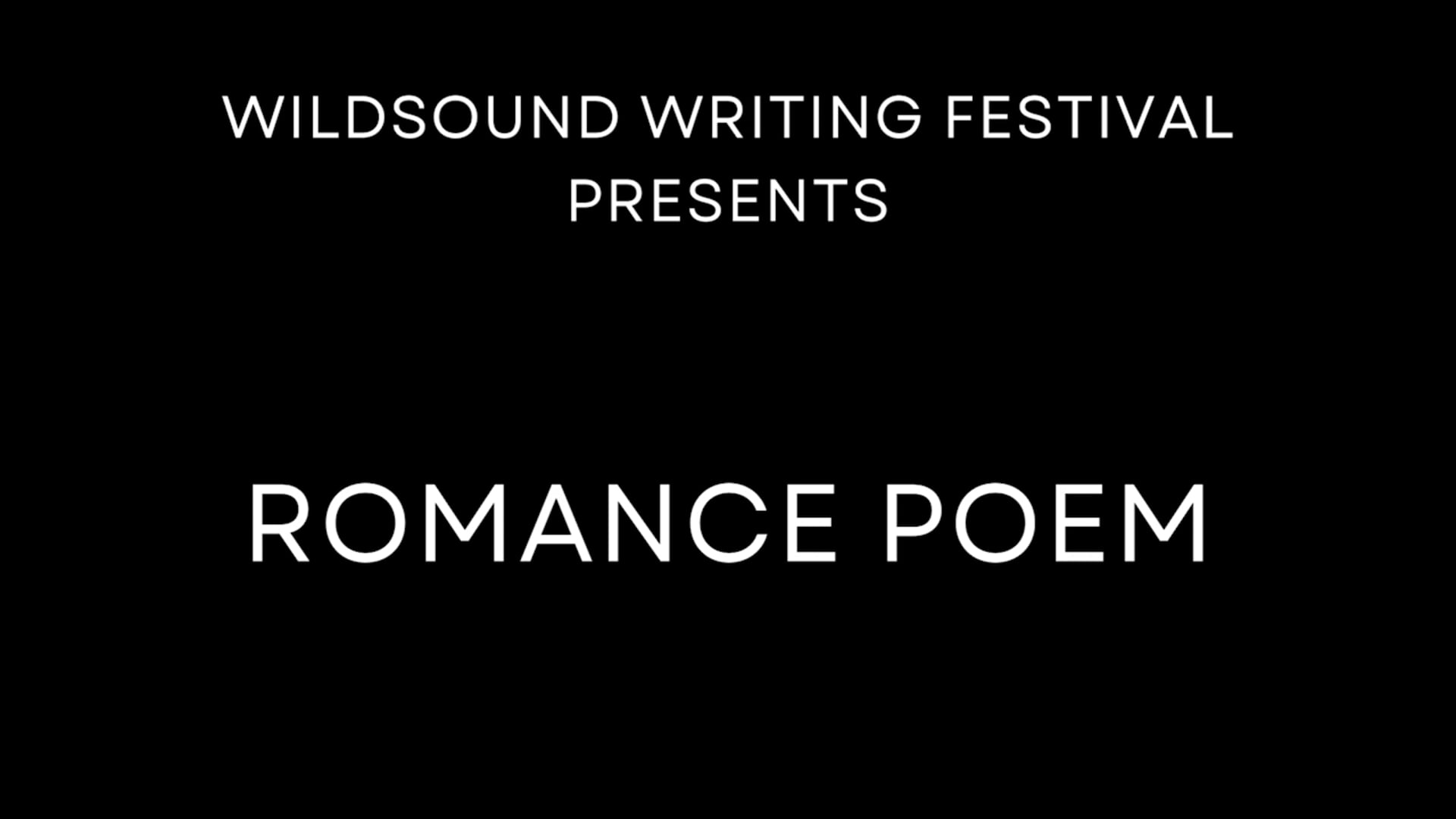 POETRY Reading: Romance Poem by Arrianna Gumbus