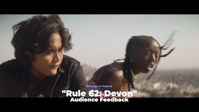 Rule 62- Devon Short Film, Audience F...