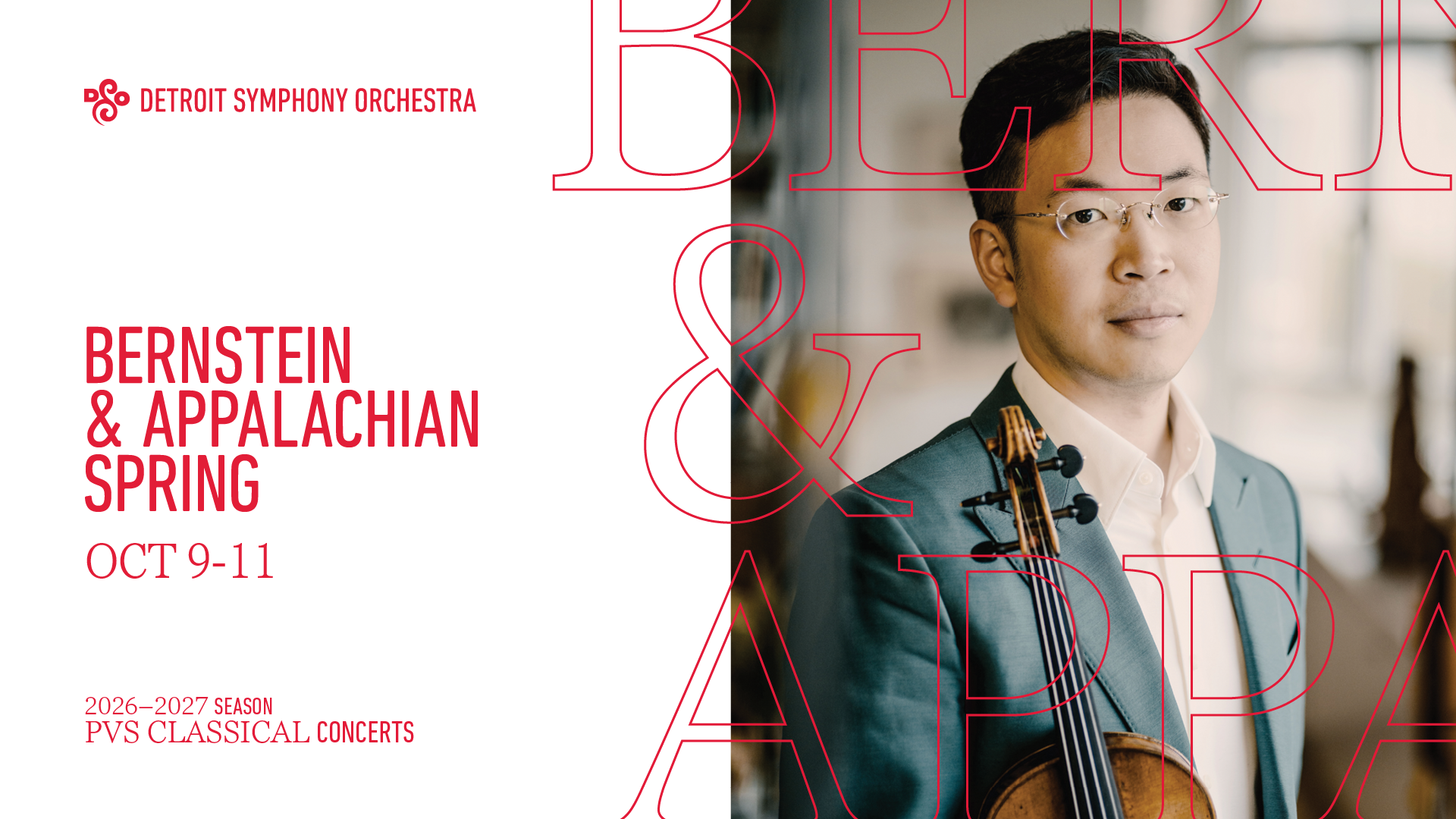 BERNSTEIN & APPALACHIAN SPRING - SATURDAY OCTOBER 10 AT 8:00PM ET