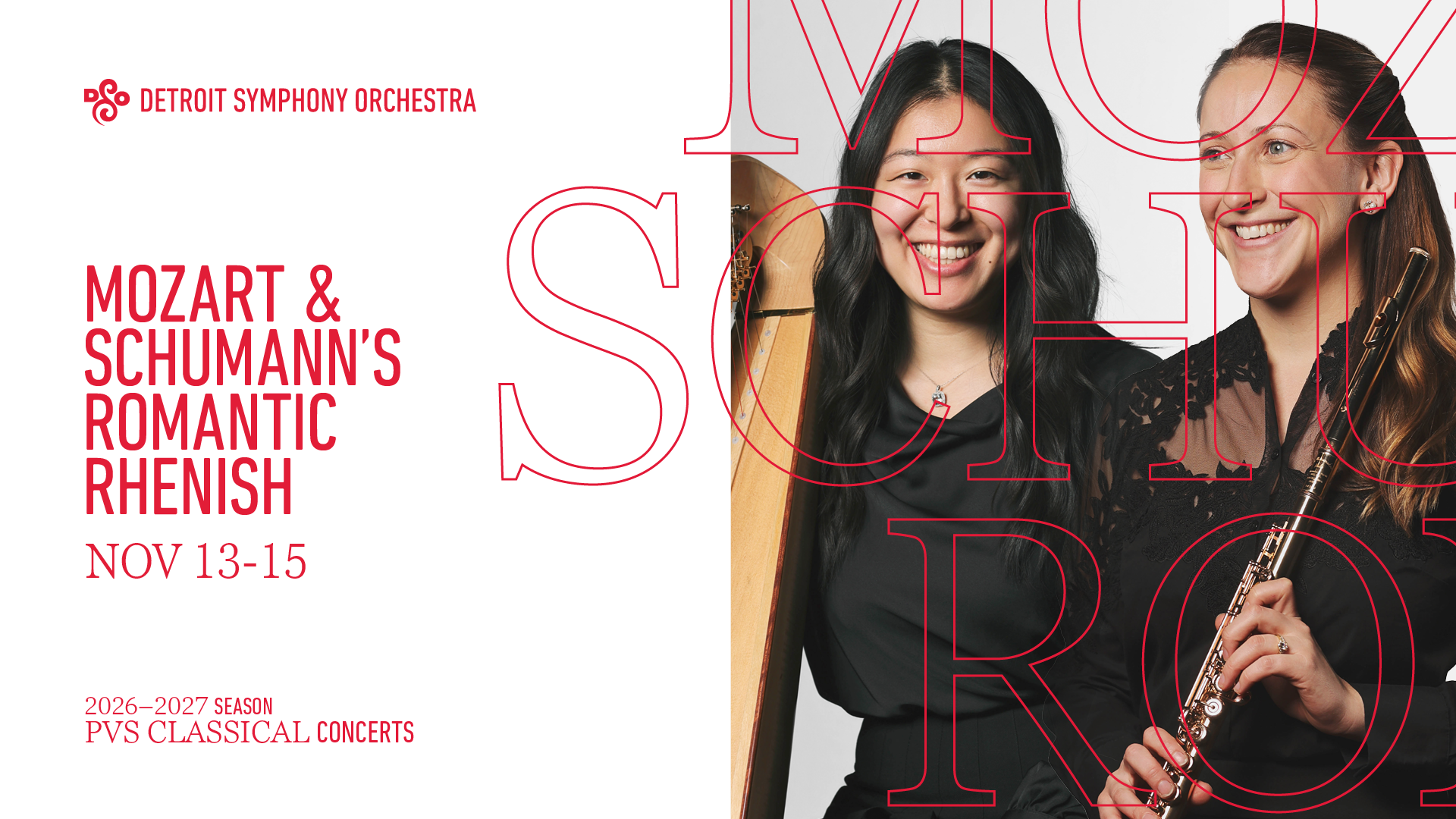 MOZART & SCHUMANN’S ROMANTIC RHENISH - SATURDAY NOVEMBER 14 AT 8:00PM ET