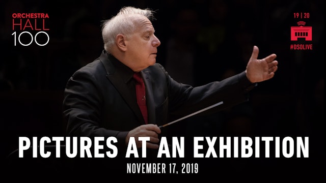 Artwork for (5) "Pictures" and a Premiere with Leonard Slatkin 4K UHD