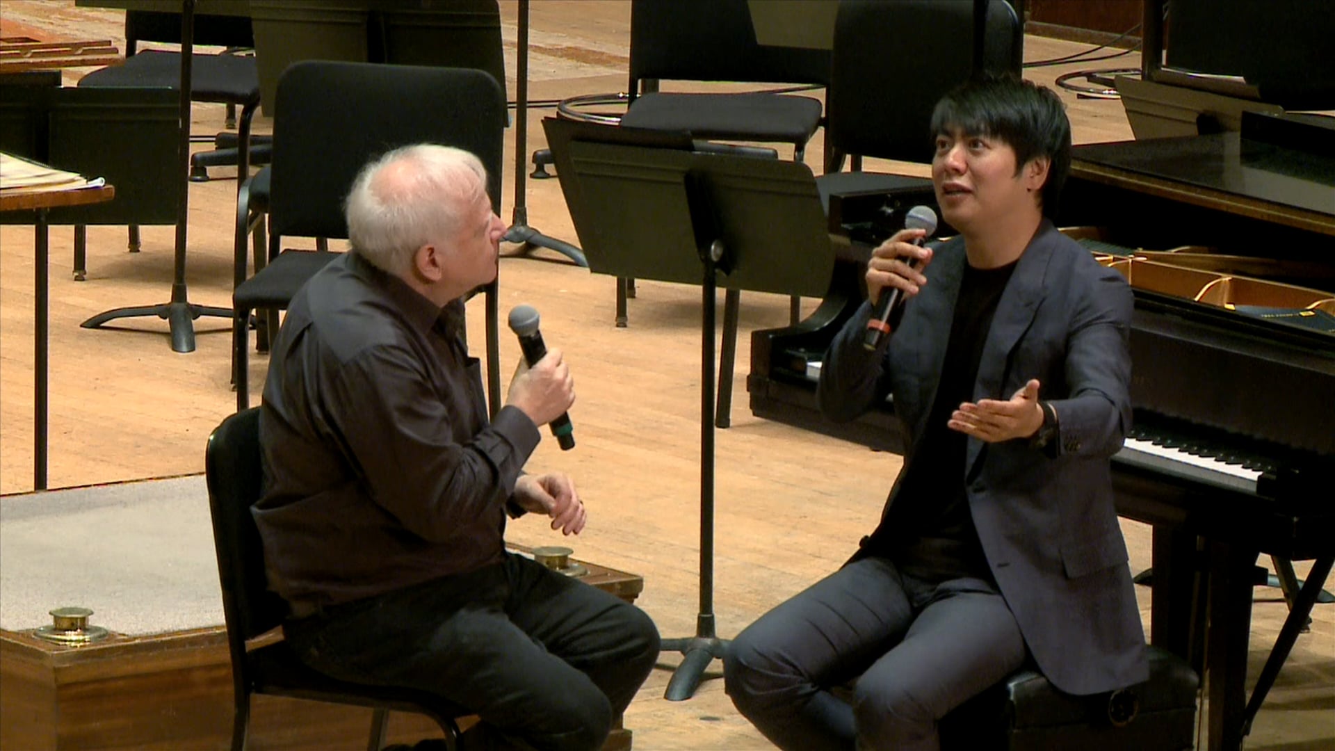 Lang Lang talks with Leonard Slatkin