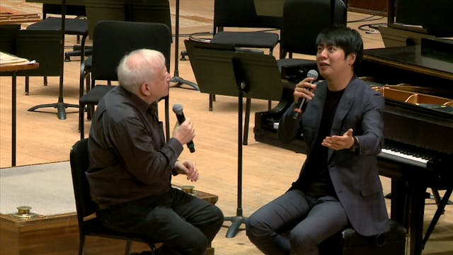 Lang Lang talks with Leonard Slatkin