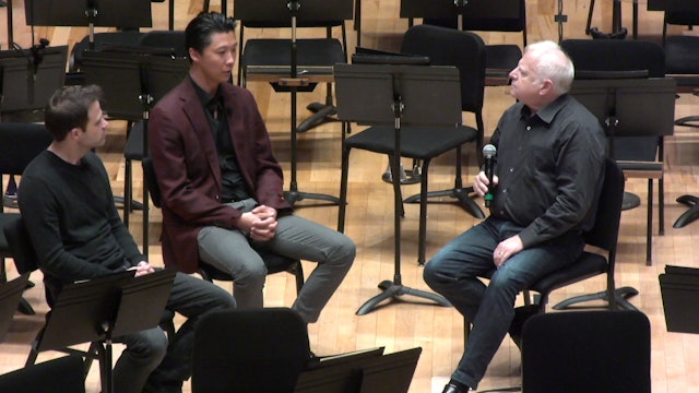 Leonard Slatkin interviews Eric Nowlin and Wei Yu