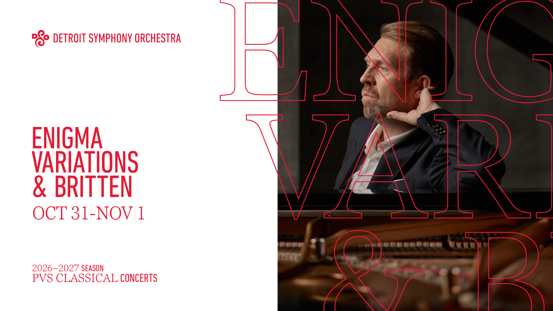 ENIGMA VARIATIONS & BRITTEN - SUNDAY NOVEMBER 1 AT 3:00PM ET