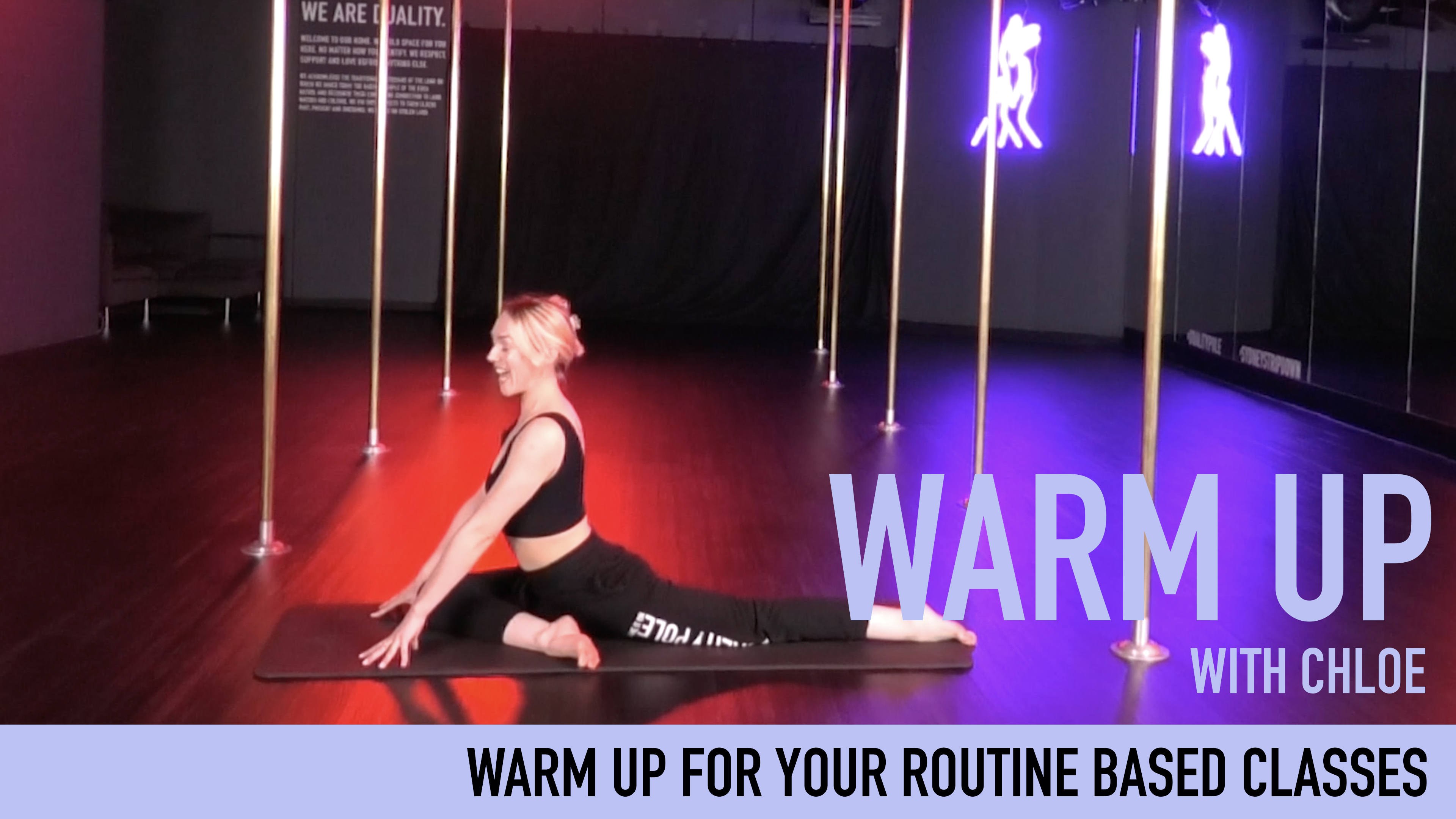 The perfect warm up with Chloe