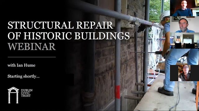 Structural Repair of Historic Buildings with Ian Hume