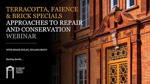 Terracotta, Faience & Brick Specials Webinar