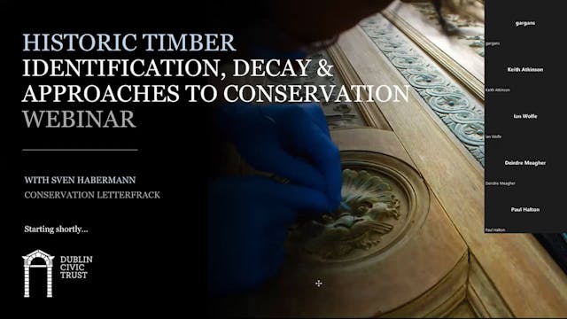 Historic Timber - Identification, Decay and Approaches to Conservation