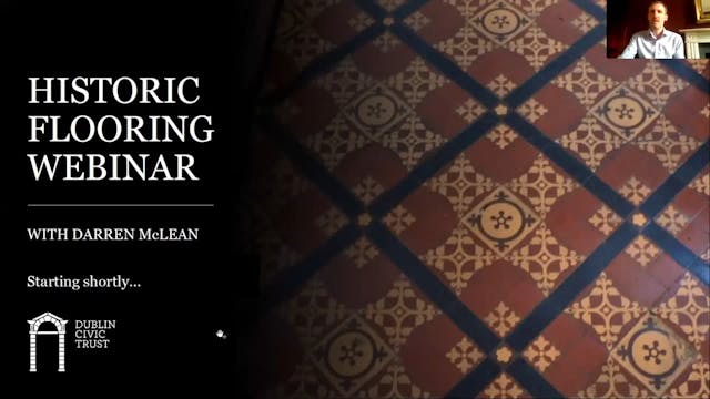 Historic Floor Surfaces Webinar with Darren McLean