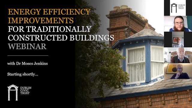 Energy Efficiency Improvements for Traditionally Constructed Buildings Webinar