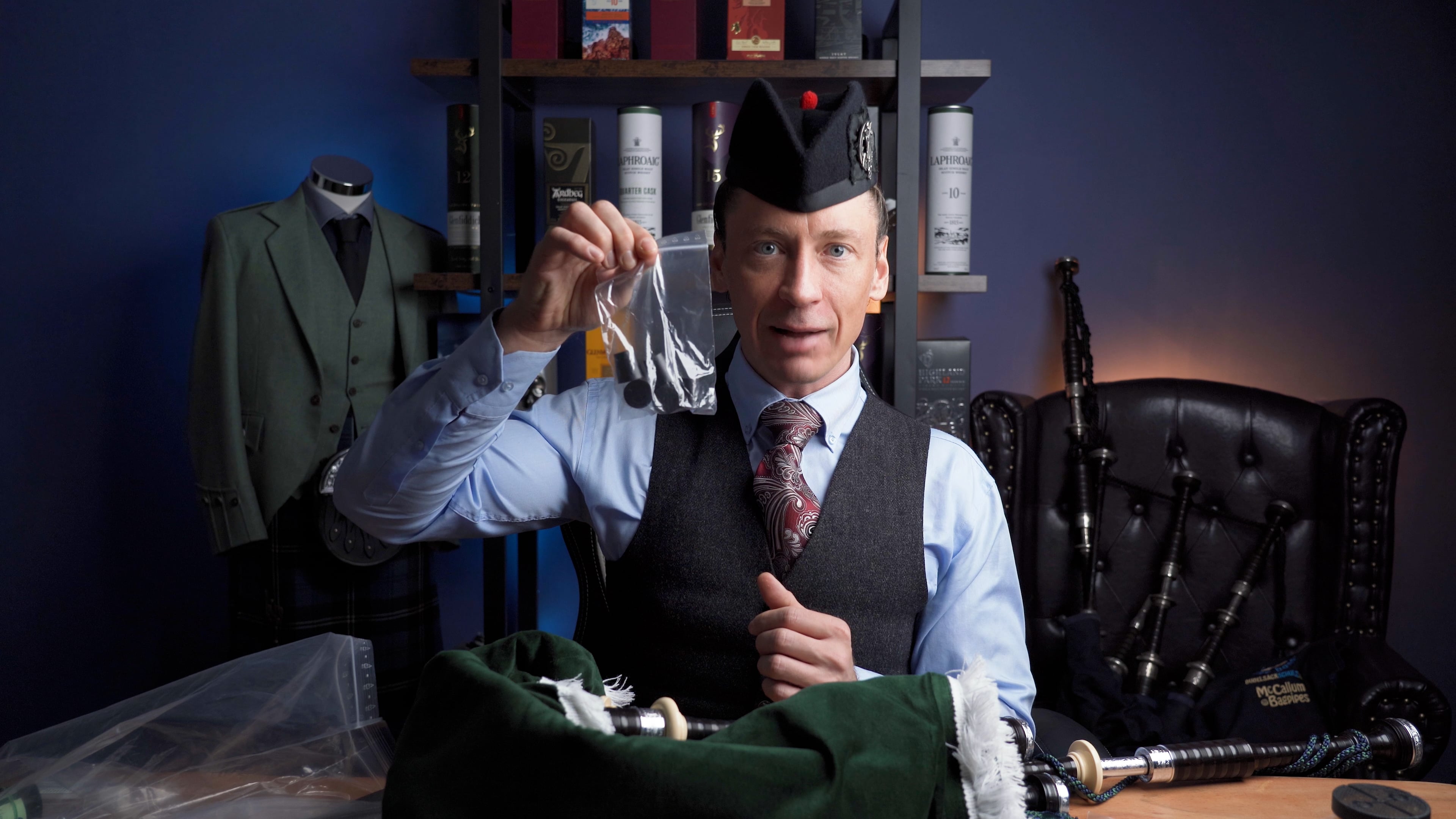 37 Dudelsack Schritt 2 (einstellen & anspielen)