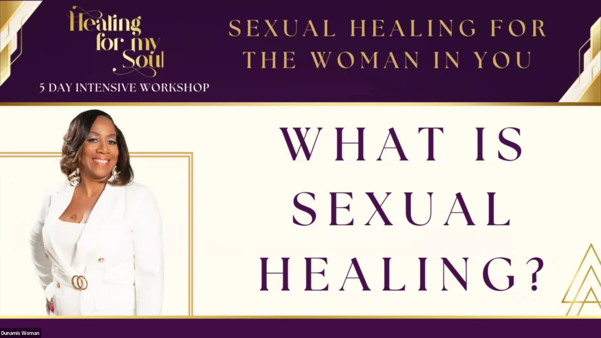 Day 1: What is Sexual Healing