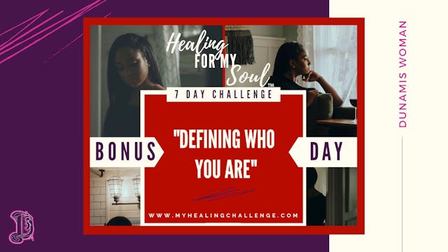 Bonus Day: Defining Who You Are