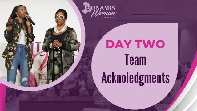 Day 2: Team Acknowledgments