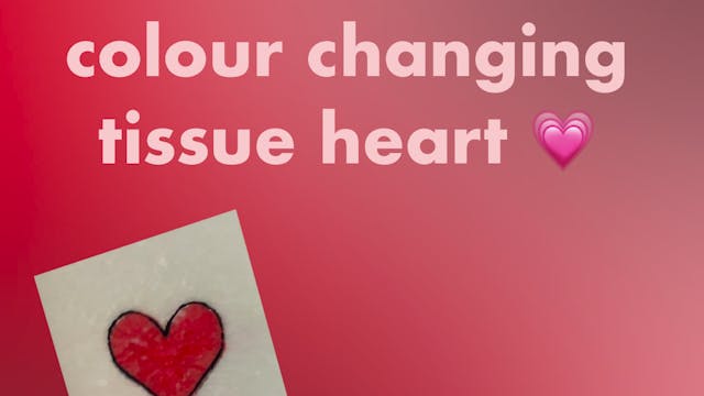 Colour Changing Tissue Heart! | Daily...
