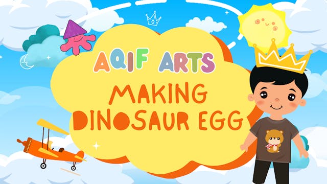 Making Dinosaur Egg | Aqif Arts
