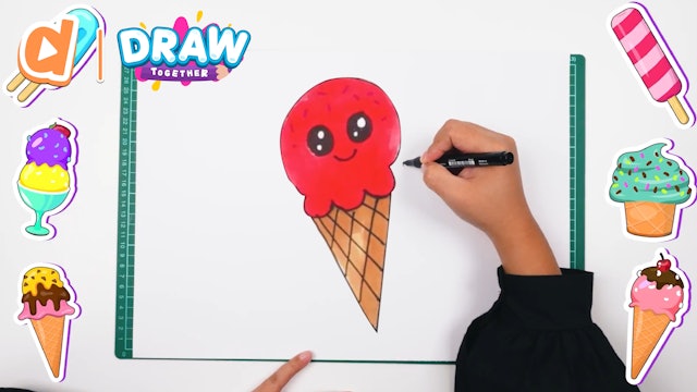 Let's Draw: Ice Cream