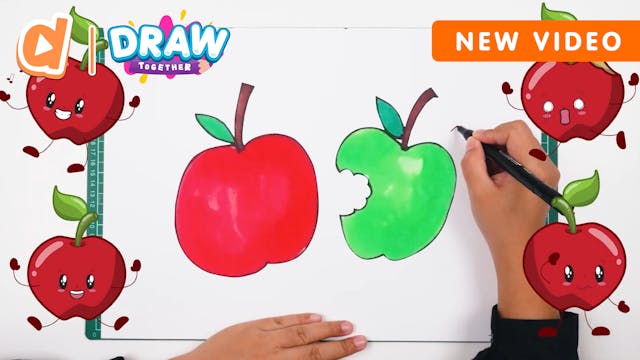 Let's Draw: Apples