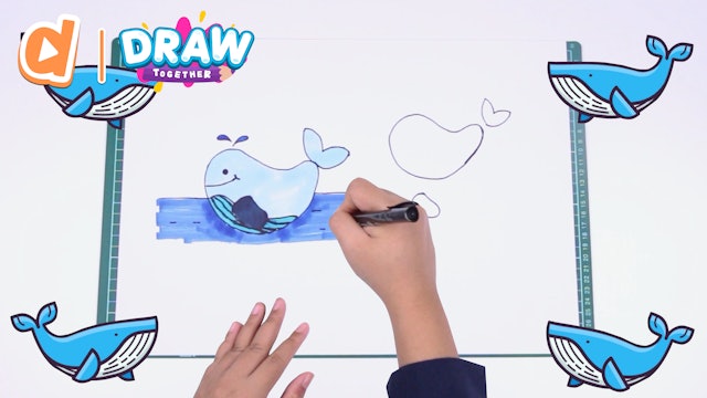 Let's Draw: A Whale