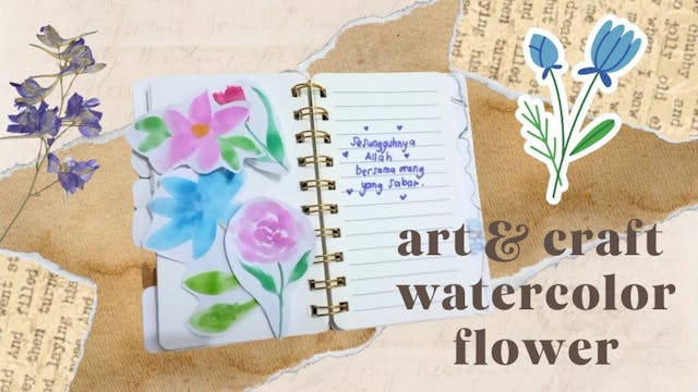 DIY Watercolor Loose Florals - DCC8  ...