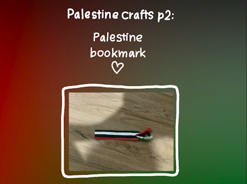 Palestine Bookmark! | Daily Alayna