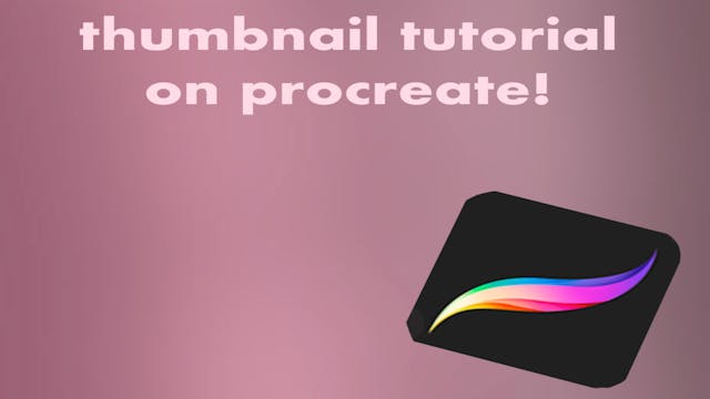 Thumbnail Tutorial On Procreate! | Da...