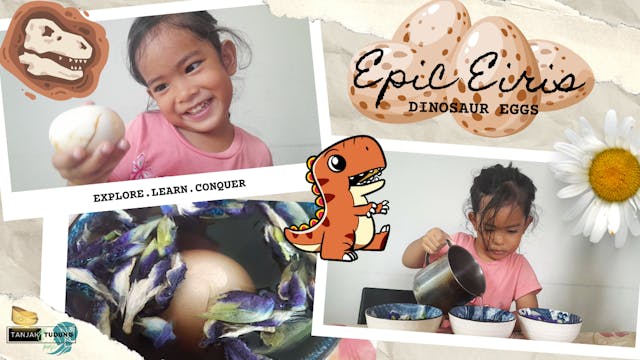 Dinosaur Eggs | Tanjak & Tudung kids
