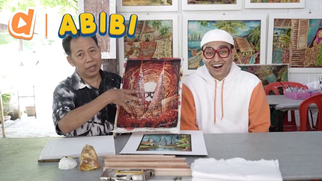 Abibi Learns About Batik Painting