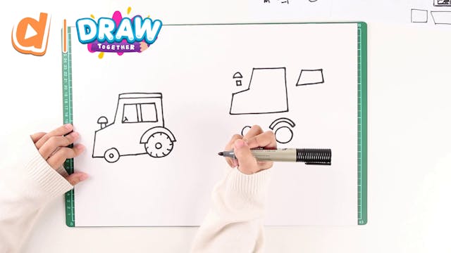 Let's Draw: Tractor