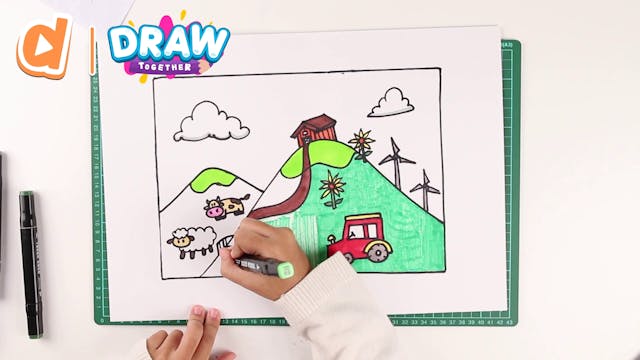 Let's Draw: Countryside