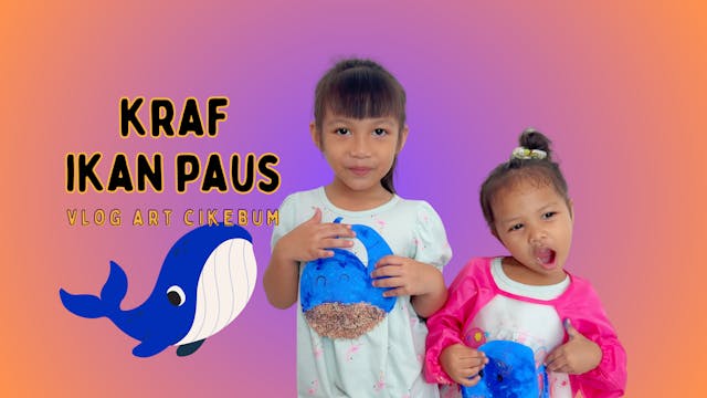 DIY Kraf Ikan Paus | VLOG Art Cikebum