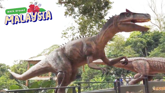 Dinosaur Encounter at Zoo Melaka! Fir...