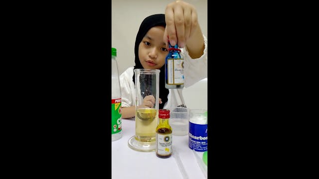 Sains Eksperiment Lava Lamp | Syafia'...