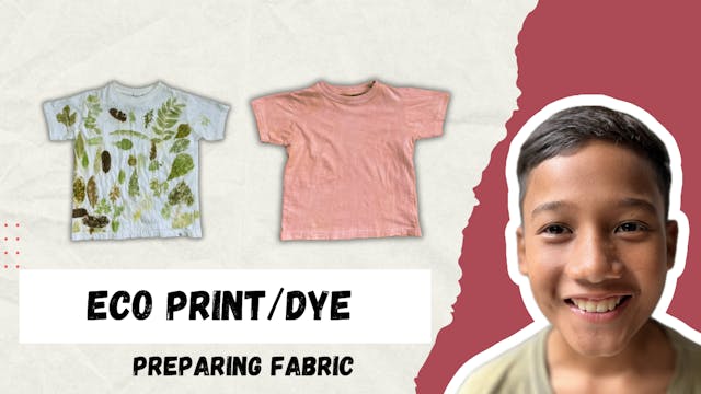 Preparing Fabric For Eco Print or Dye...