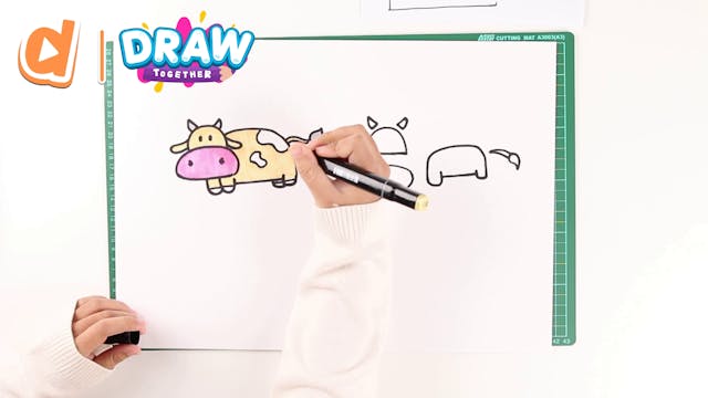 Let's Draw: Cow