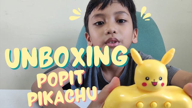 Unboxing Popit Pikachu - DCC9 | Usrah...