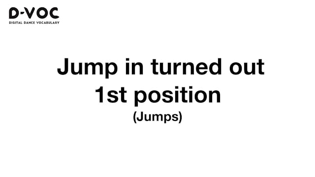 20 Jumps - Jump in turned out 1st pos...