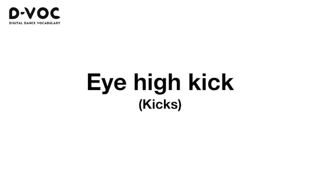 04 Kicks - Eye high kick - MT