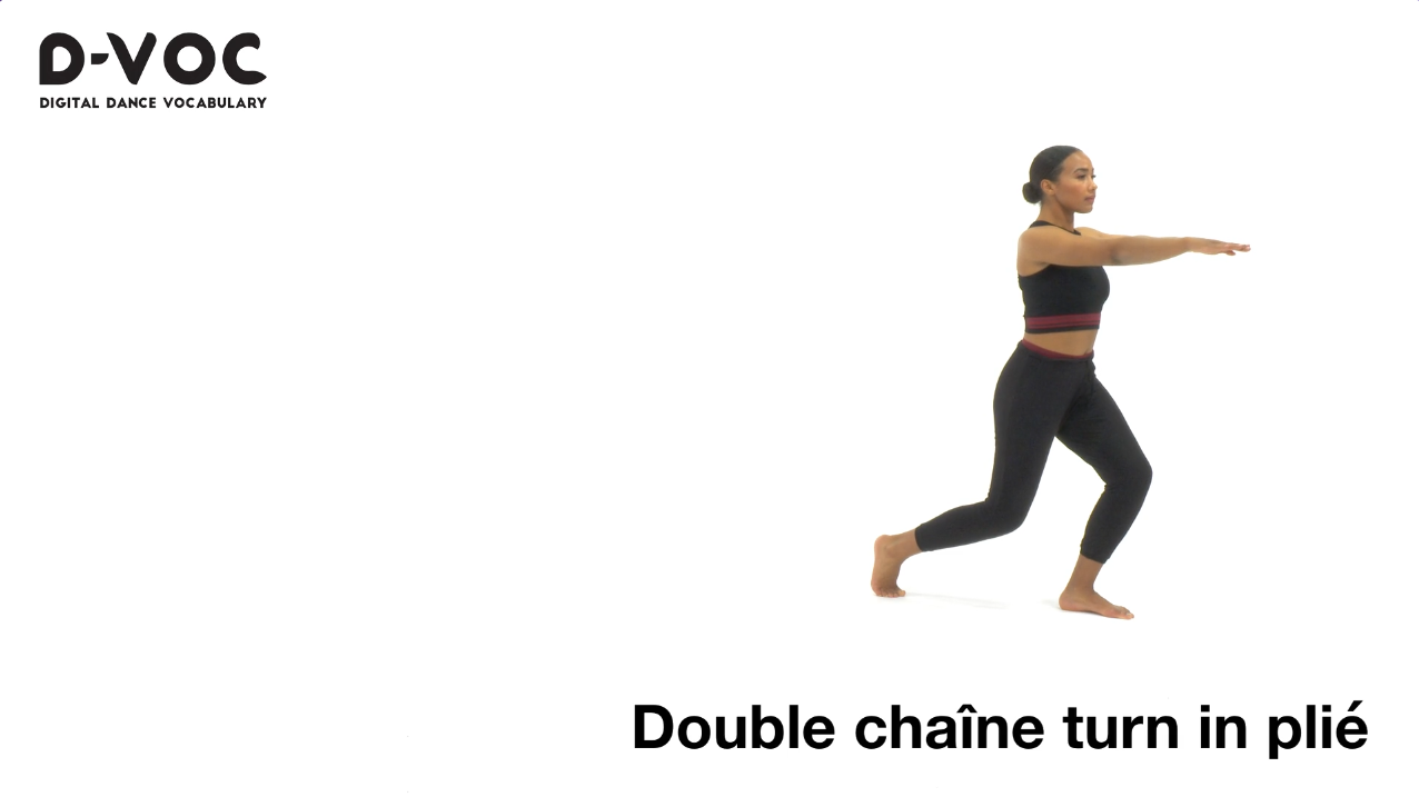 10 Turns - Double chaîne turn in plié