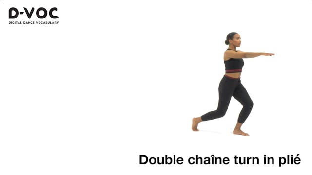 10 Turns - Double chaîne turn in plié