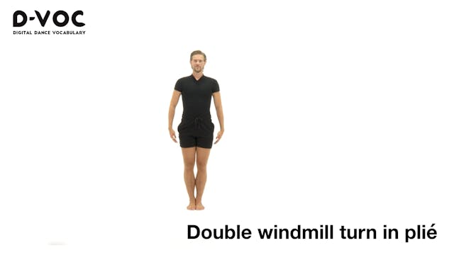 14 Turns - Double windmill turn in plié