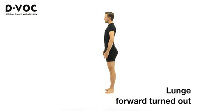 06 Warmup lunges - Lunge forward turn...